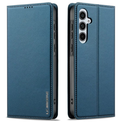LC.IMEEKE L1 Series for Samsung Galaxy A14 4G / 5G Case PU Leather Wallet Stand Protective Phone Cover