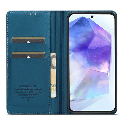 LC.IMEEKE L1 Series for Samsung Galaxy A14 4G / 5G Case PU Leather Wallet Stand Protective Phone Cover