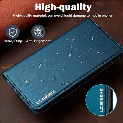 LC.IMEEKE L1 Series for Samsung Galaxy A14 4G / 5G Case PU Leather Wallet Stand Protective Phone Cover