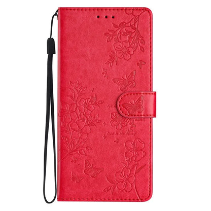 For Samsung Galaxy A16 5G Wallet Phone Case Butterfly Floral Imprint Leather Flip Cover