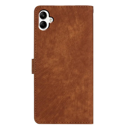 For Samsung Galaxy A06 Case with Card Clots Skin-Touch PU Leather Phone Cover Stand
