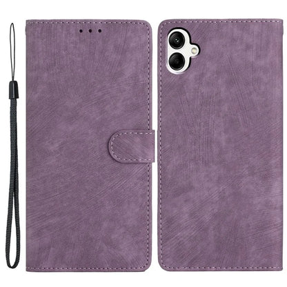 For Samsung Galaxy A06 Case with Card Clots Skin-Touch PU Leather Phone Cover Stand