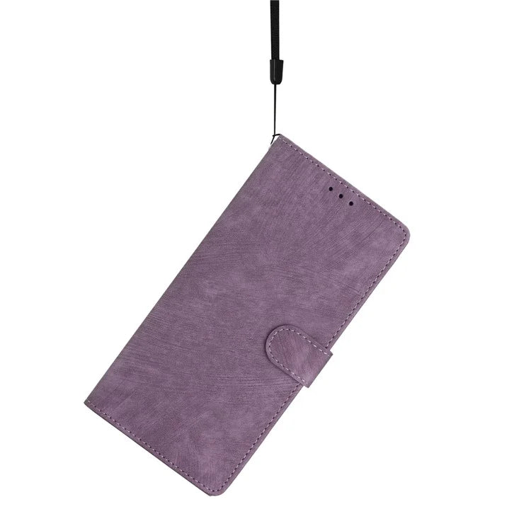 For Samsung Galaxy A06 Case with Card Clots Skin-Touch PU Leather Phone Cover Stand