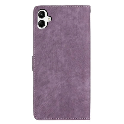 For Samsung Galaxy A06 Case with Card Clots Skin-Touch PU Leather Phone Cover Stand
