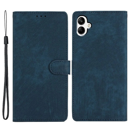 For Samsung Galaxy A06 Case with Card Clots Skin-Touch PU Leather Phone Cover Stand