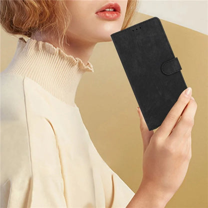 For Samsung Galaxy A06 Case with Card Clots Skin-Touch PU Leather Phone Cover Stand