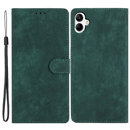 For Samsung Galaxy A06 Case with Card Clots Skin-Touch PU Leather Phone Cover Stand