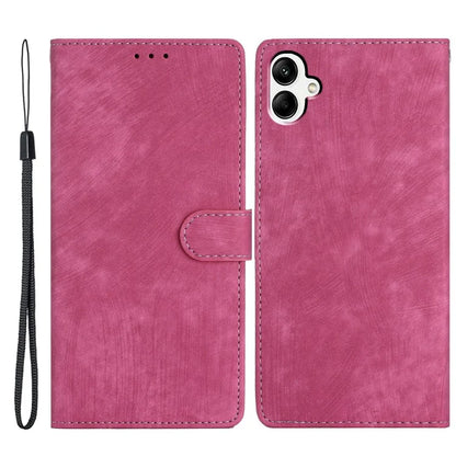 For Samsung Galaxy A06 Case with Card Clots Skin-Touch PU Leather Phone Cover Stand