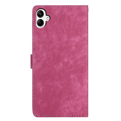 For Samsung Galaxy A06 Case with Card Clots Skin-Touch PU Leather Phone Cover Stand
