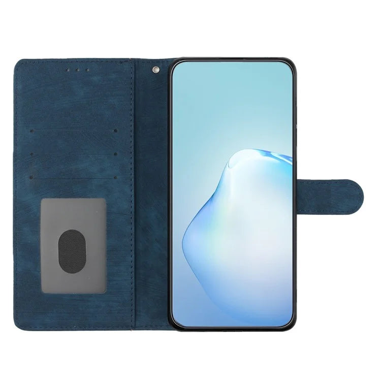 For Samsung Galaxy A16 5G Case with Card Clots Skin-Touch PU Leather Phone Cover Stand