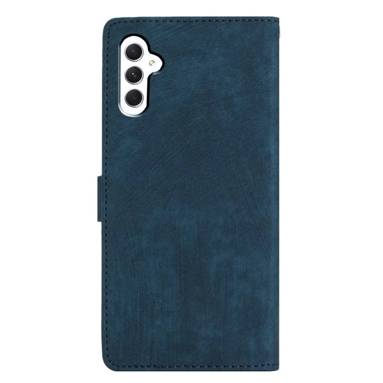 For Samsung Galaxy A16 5G Case with Card Clots Skin-Touch PU Leather Phone Cover Stand