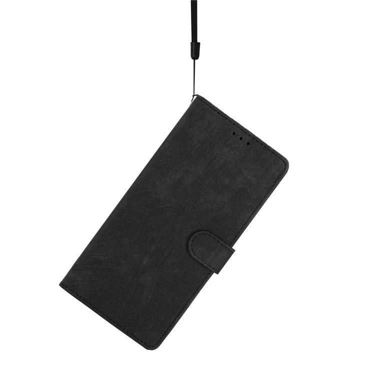 For Samsung Galaxy A16 5G Case with Card Clots Skin-Touch PU Leather Phone Cover Stand