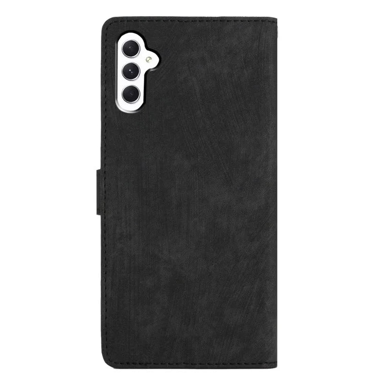 For Samsung Galaxy A16 5G Case with Card Clots Skin-Touch PU Leather Phone Cover Stand