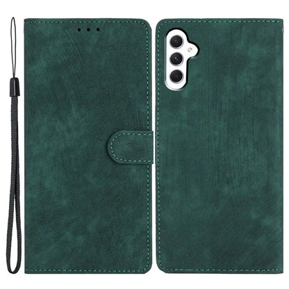 For Samsung Galaxy A16 5G Case with Card Clots Skin-Touch PU Leather Phone Cover Stand