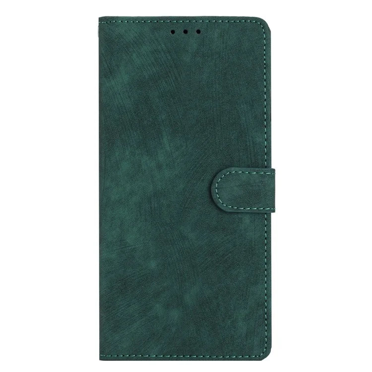 For Samsung Galaxy A16 5G Case with Card Clots Skin-Touch PU Leather Phone Cover Stand