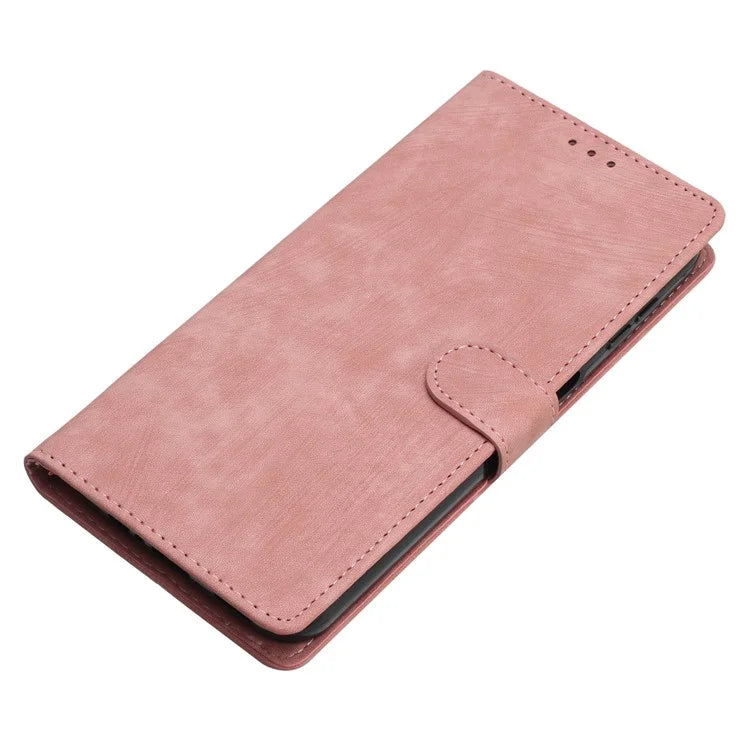 For Samsung Galaxy A16 5G Case with Card Clots Skin-Touch PU Leather Phone Cover Stand