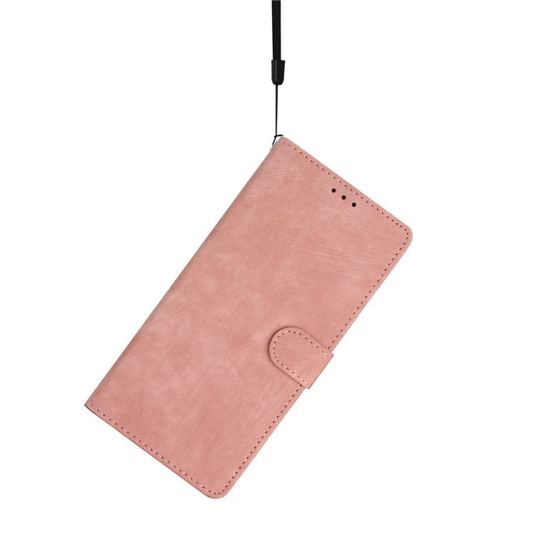 For Samsung Galaxy A16 5G Case with Card Clots Skin-Touch PU Leather Phone Cover Stand