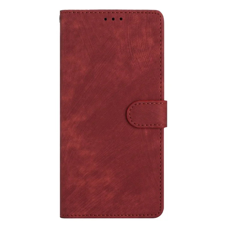 For Samsung Galaxy A16 5G Case with Card Clots Skin-Touch PU Leather Phone Cover Stand
