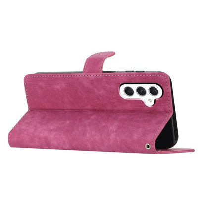 For Samsung Galaxy A16 5G Case with Card Clots Skin-Touch PU Leather Phone Cover Stand