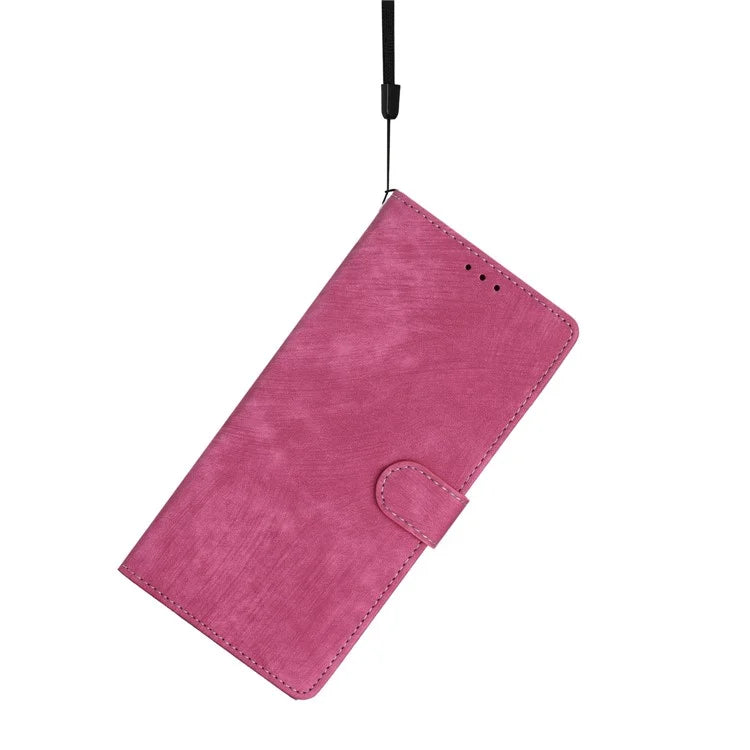 For Samsung Galaxy A16 5G Case with Card Clots Skin-Touch PU Leather Phone Cover Stand