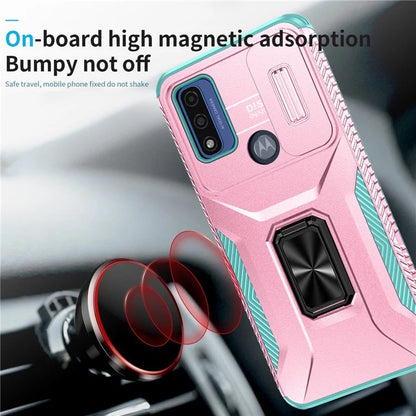 For Motorola Moto G Play (2023) 4G / Moto G Power (2022) / G Pure Case Camshield Kickstand TPU+PC Phone Cover