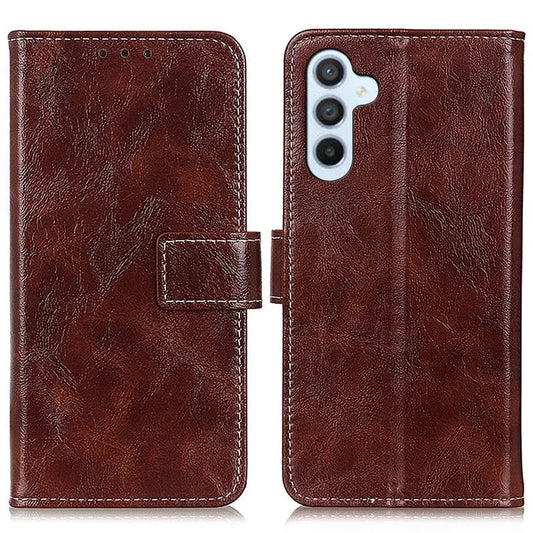 For Samsung Galaxy A16 5G Case Crazy Horse Texture Leather Phone Wallet Cover