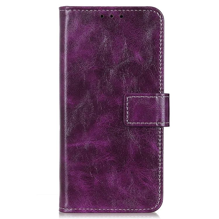 For Samsung Galaxy A16 5G Case Crazy Horse Texture Leather Phone Wallet Cover