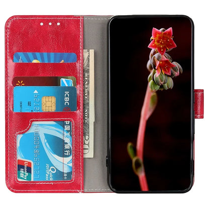 For Samsung Galaxy A16 5G Case Crazy Horse Texture Leather Phone Wallet Cover