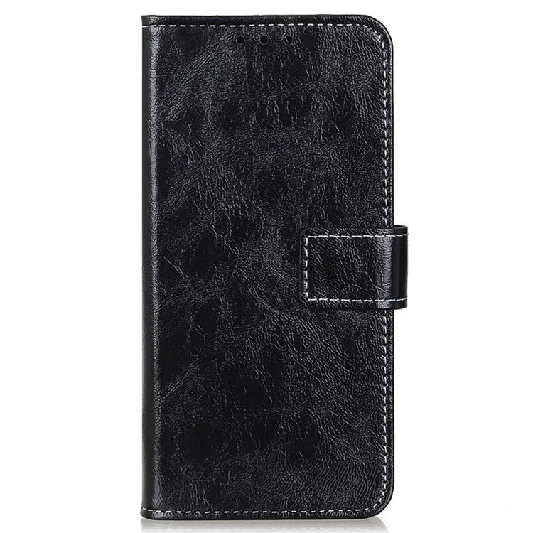 For Samsung Galaxy A16 5G Case Crazy Horse Texture Leather Phone Wallet Cover