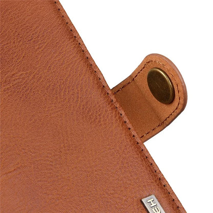 KHAZNEH For Samsung Galaxy A16 5G Wallet Case Cowhide Texture Leather Flip Phone Cover