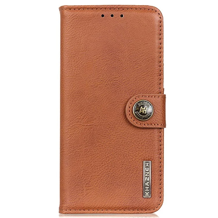 KHAZNEH For Samsung Galaxy A16 5G Wallet Case Cowhide Texture Leather Flip Phone Cover