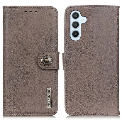 KHAZNEH For Samsung Galaxy A16 5G Wallet Case Cowhide Texture Leather Flip Phone Cover