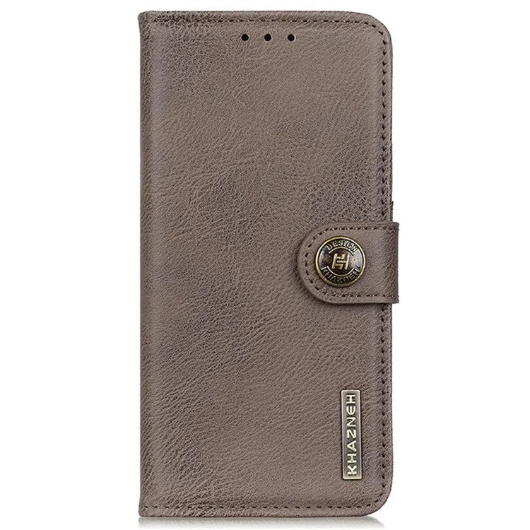 KHAZNEH For Samsung Galaxy A16 5G Wallet Case Cowhide Texture Leather Flip Phone Cover