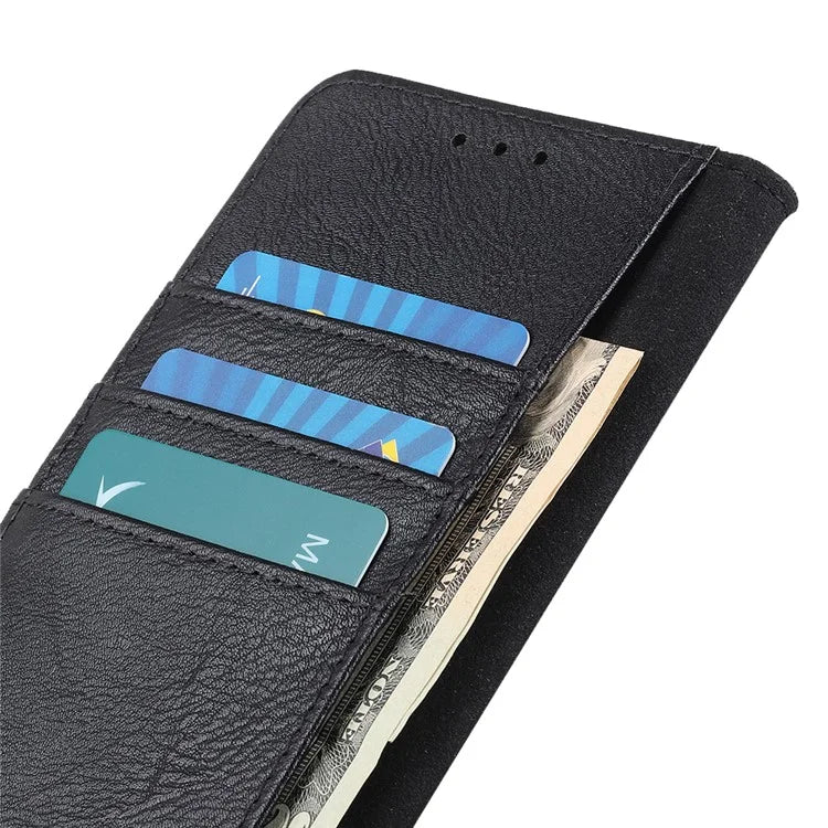 KHAZNEH For Samsung Galaxy A16 5G Wallet Case Cowhide Texture Leather Flip Phone Cover