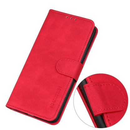 KHAZNEH For Samsung Galaxy A16 5G Case Retro PU Leather Wallet Stand Phone Cover