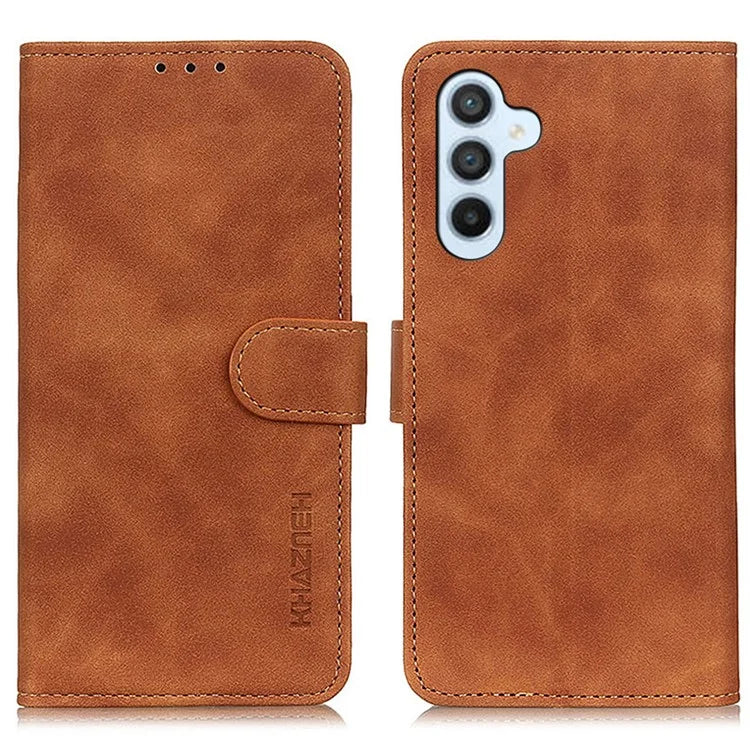 KHAZNEH For Samsung Galaxy A16 5G Case Retro PU Leather Wallet Stand Phone Cover