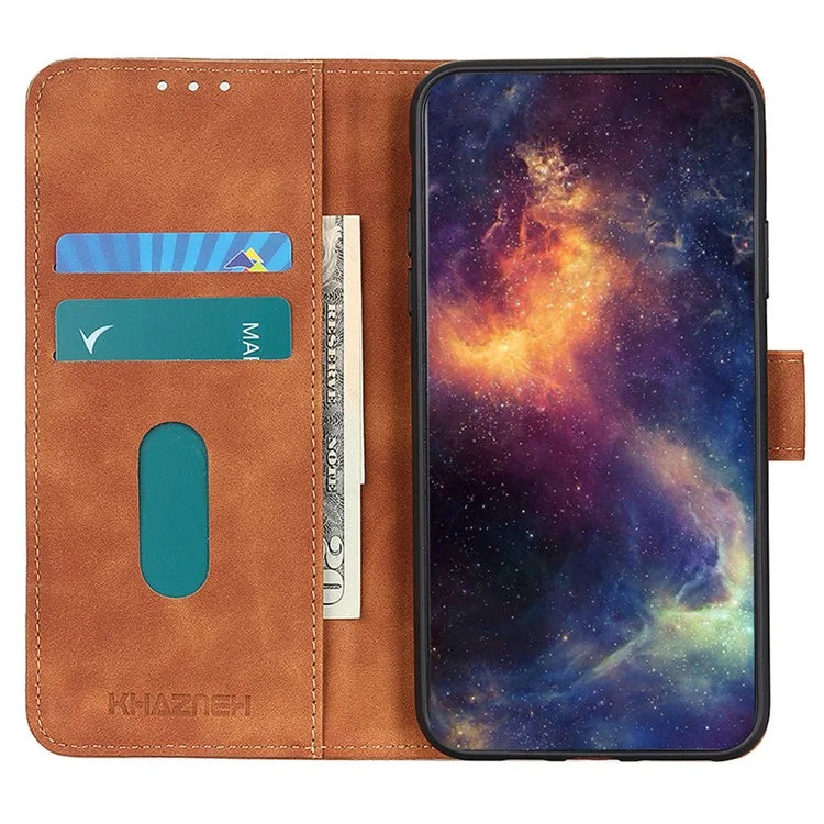 KHAZNEH For Samsung Galaxy A16 5G Case Retro PU Leather Wallet Stand Phone Cover