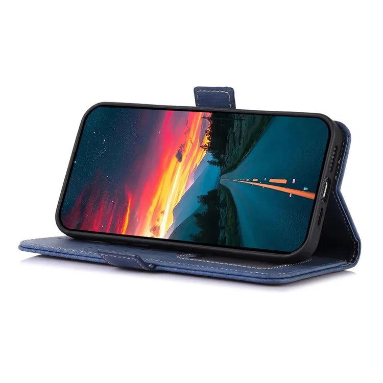 ABEEL For Samsung Galaxy A16 5G Case Retro Leather Phone Cover Wallet Stand View