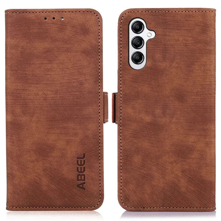 ABEEL For Samsung Galaxy A16 5G Case Retro Leather Phone Cover Wallet Stand View