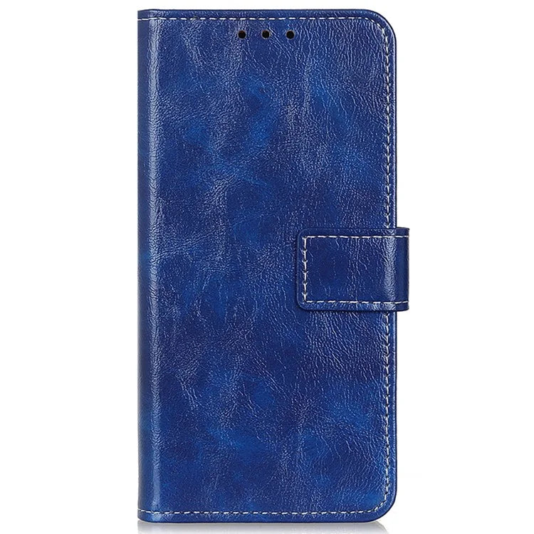 For Samsung Galaxy A06 Case Crazy Horse Texture Leather Phone Wallet Cover
