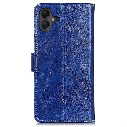 For Samsung Galaxy A06 Case Crazy Horse Texture Leather Phone Wallet Cover