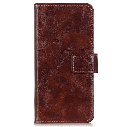 For Samsung Galaxy A06 Case Crazy Horse Texture Leather Phone Wallet Cover