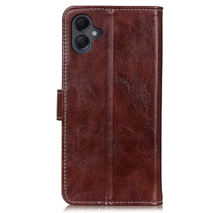 For Samsung Galaxy A06 Case Crazy Horse Texture Leather Phone Wallet Cover