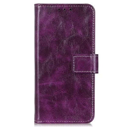 For Samsung Galaxy A06 Case Crazy Horse Texture Leather Phone Wallet Cover