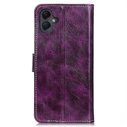 For Samsung Galaxy A06 Case Crazy Horse Texture Leather Phone Wallet Cover