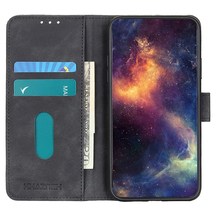 KHAZNEH For Samsung Galaxy A06 Case Retro PU Leather Wallet Stand Phone Cover