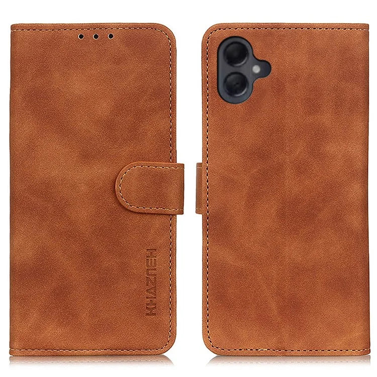 KHAZNEH For Samsung Galaxy A06 Case Retro PU Leather Wallet Stand Phone Cover