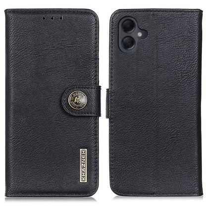 KHAZNEH For Samsung Galaxy A06 Wallet Case Cowhide Texture Leather Flip Phone Cover