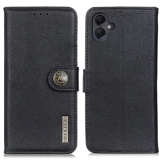 KHAZNEH For Samsung Galaxy A06 Wallet Case Cowhide Texture Leather Flip Phone Cover