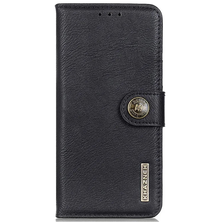 KHAZNEH For Samsung Galaxy A06 Wallet Case Cowhide Texture Leather Flip Phone Cover